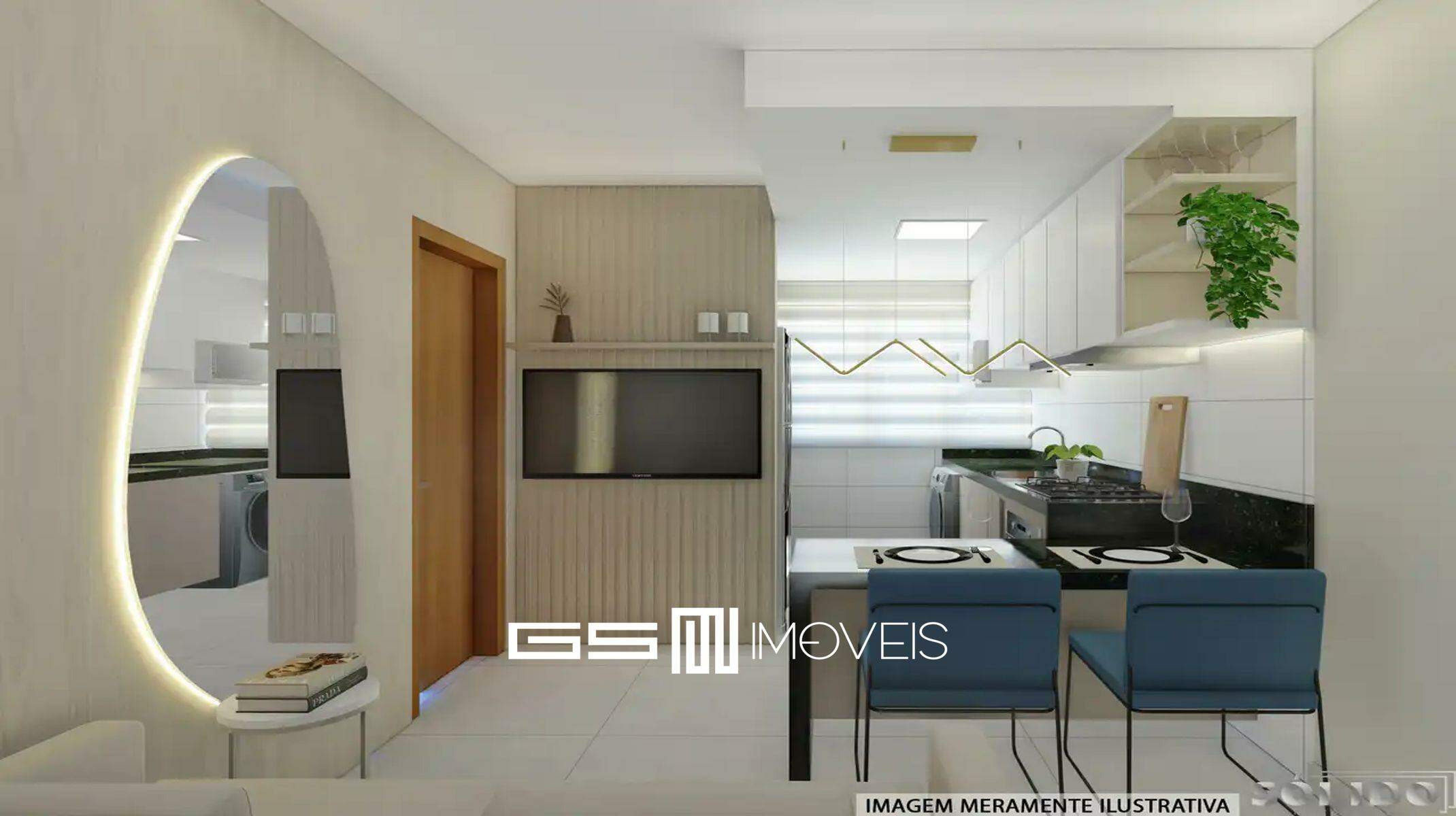 Apartamento à venda com 1 quarto, 34m² - Foto 6