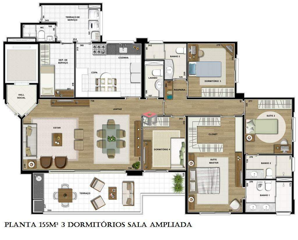 Apartamento à venda com 3 quartos, 128m² - Foto 20