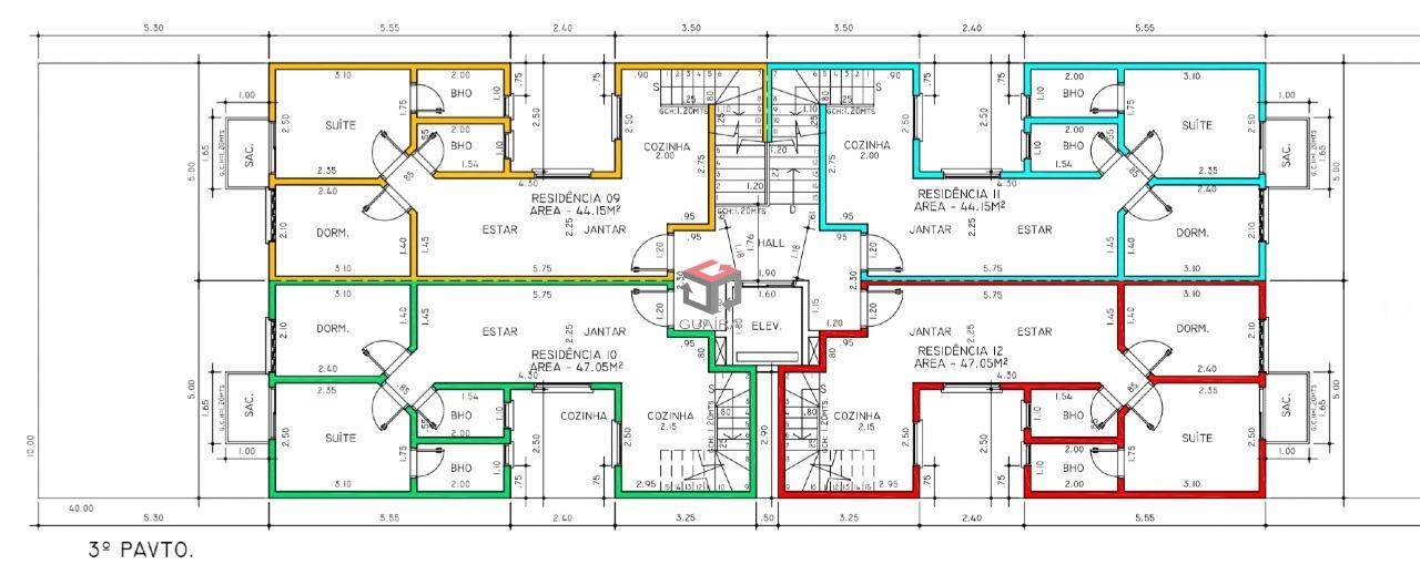 Apartamento à venda com 2 quartos, 50m² - Foto 14