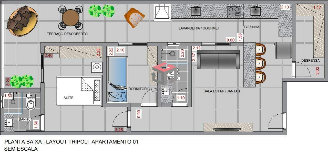 Apartamento à venda com 2 quartos, 56m² - Foto 43