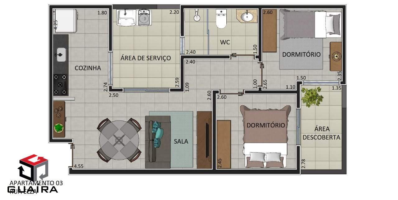 Apartamento à venda com 2 quartos, 60m² - Foto 14