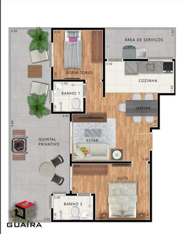 Apartamento à venda com 2 quartos, 51m² - Foto 13