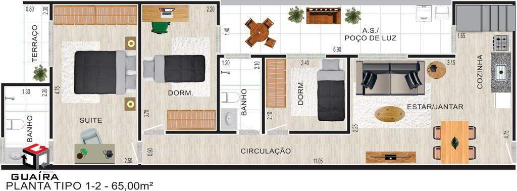 Apartamento à venda com 3 quartos, 80m² - Foto 4