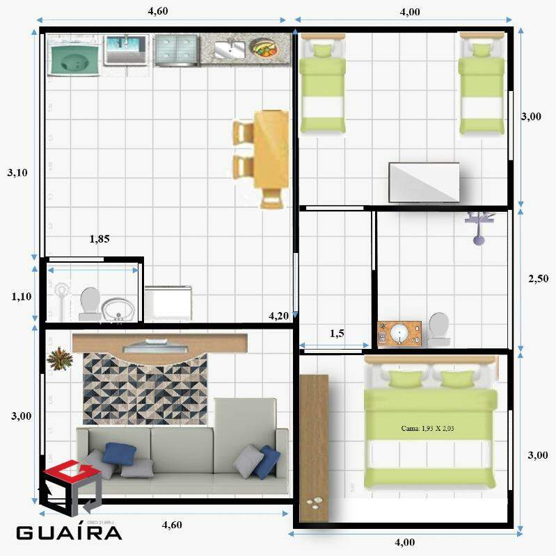 Apartamento à venda com 2 quartos, 112m² - Foto 8