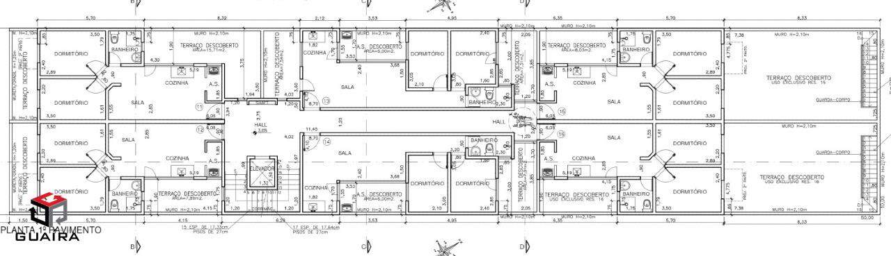 Cobertura à venda com 2 quartos, 42m² - Foto 3