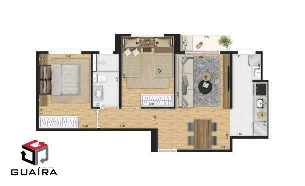 Apartamento à venda com 2 quartos, 48m² - Foto 7