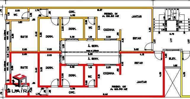 Cobertura à venda com 2 quartos, 120m² - Foto 1