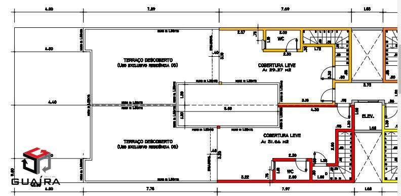 Cobertura à venda com 2 quartos, 120m² - Foto 3