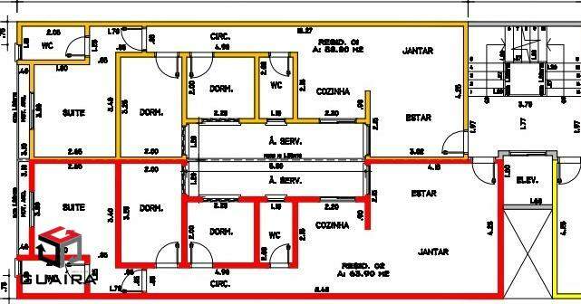 Cobertura à venda com 3 quartos, 140m² - Foto 3