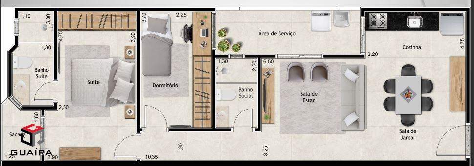 Apartamento à venda com 2 quartos, 67m² - Foto 14