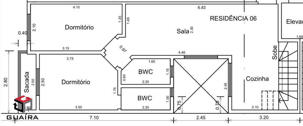 Cobertura à venda com 2 quartos, 98m² - Foto 3