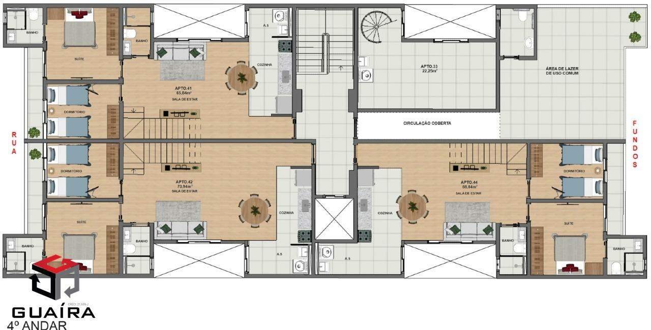 Apartamento à venda com 2 quartos, 72m² - Foto 9