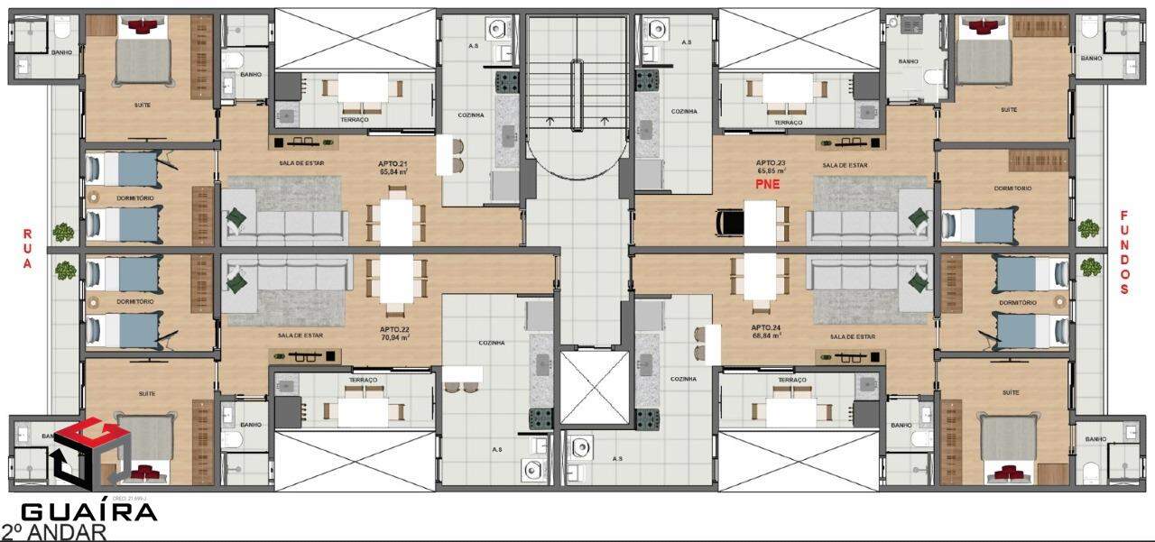 Apartamento à venda com 2 quartos, 72m² - Foto 11