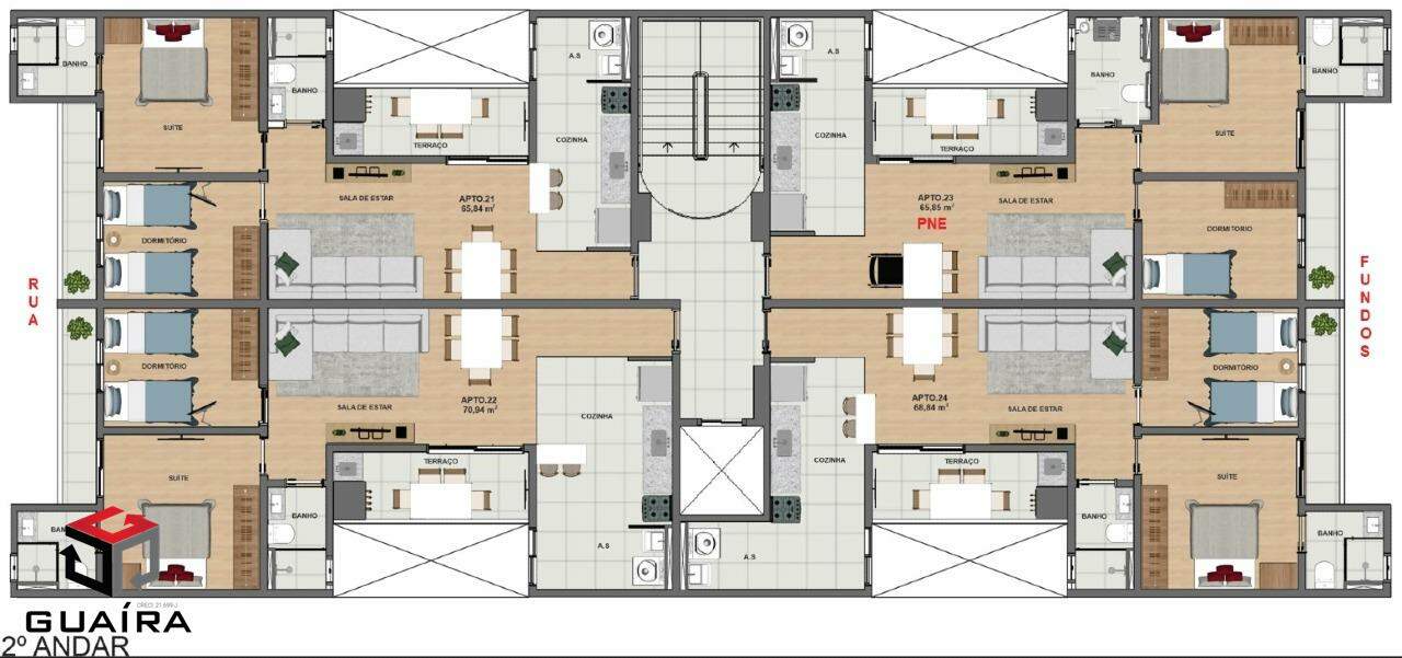 Apartamento à venda com 2 quartos, 66m² - Foto 11