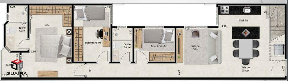 Apartamento à venda com 3 quartos, 83m² - Foto 8