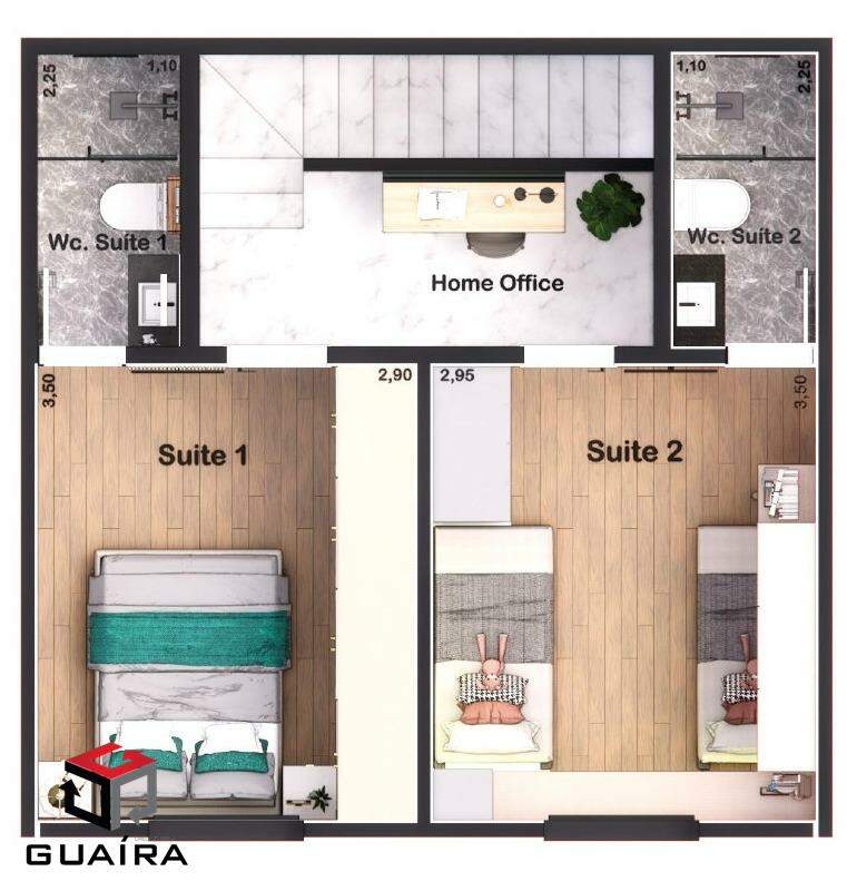 Sobrado à venda com 2 quartos, 135m² - Foto 4