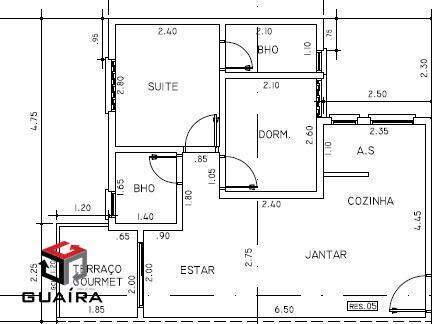 Apartamento à venda com 2 quartos, 49m² - Foto 3