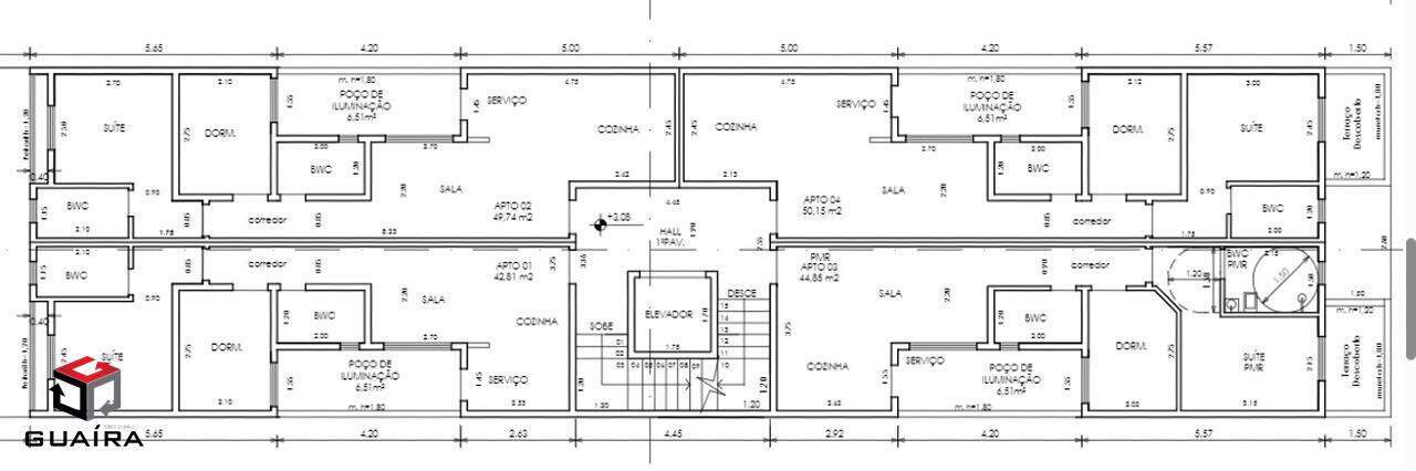 Apartamento à venda com 2 quartos, 45m² - Foto 14