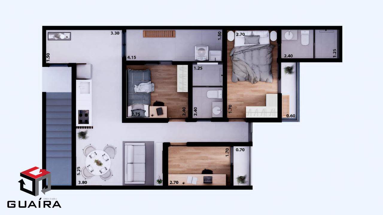 Apartamento à venda com 3 quartos, 65m² - Foto 18