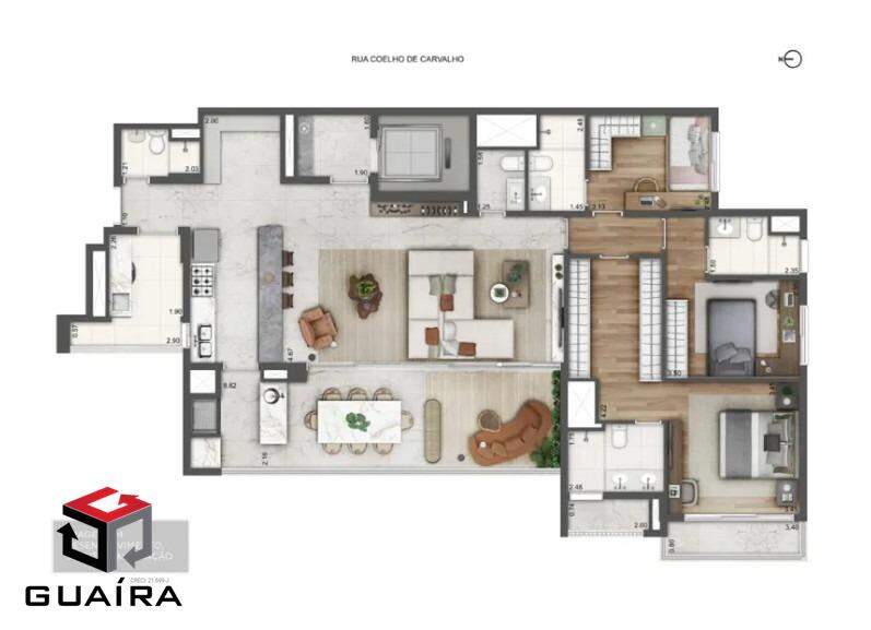 Apartamento à venda com 3 quartos, 166m² - Foto 16