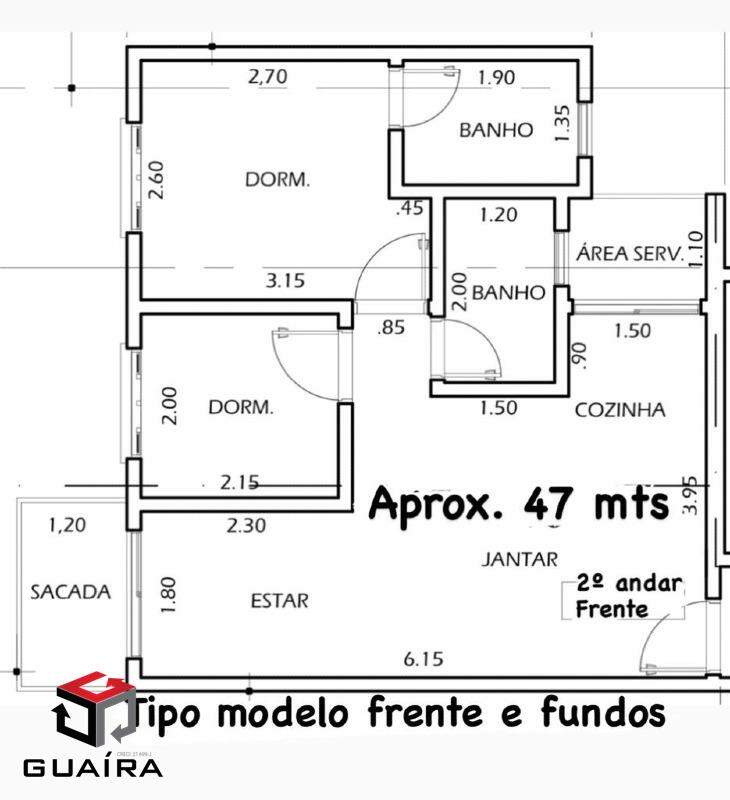 Apartamento à venda com 2 quartos, 47m² - Foto 8