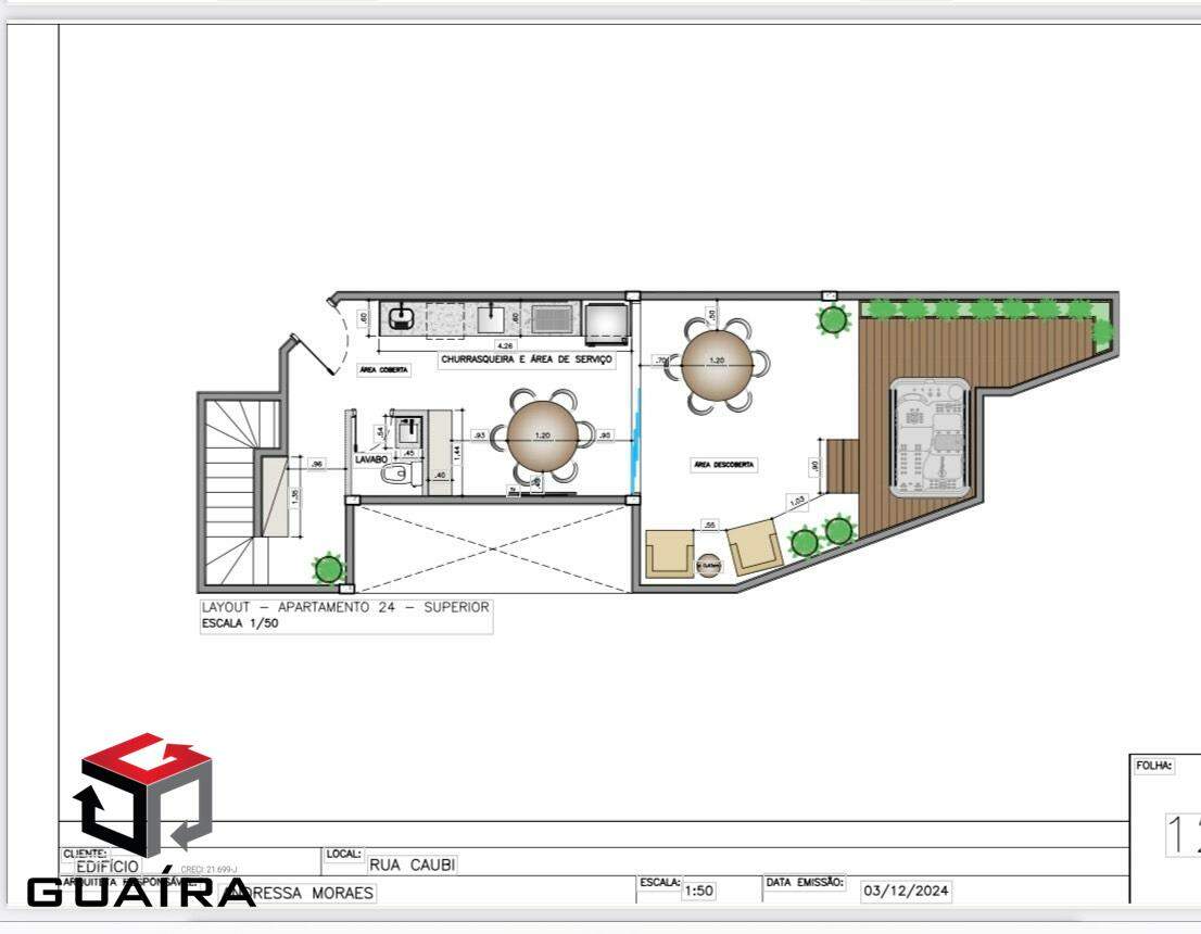 Cobertura à venda com 1 quarto, 56m² - Foto 2