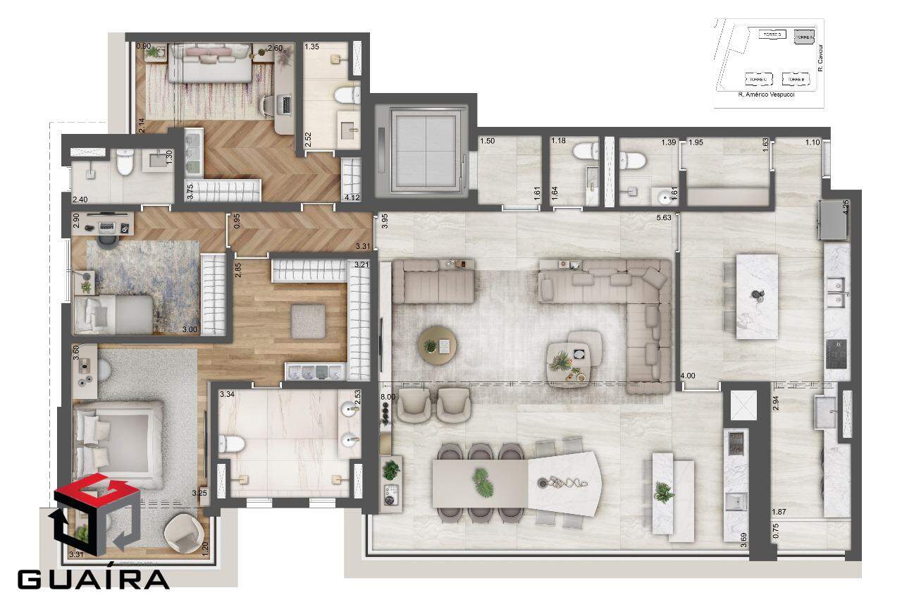 Cobertura à venda com 3 quartos, 351m² - Foto 46