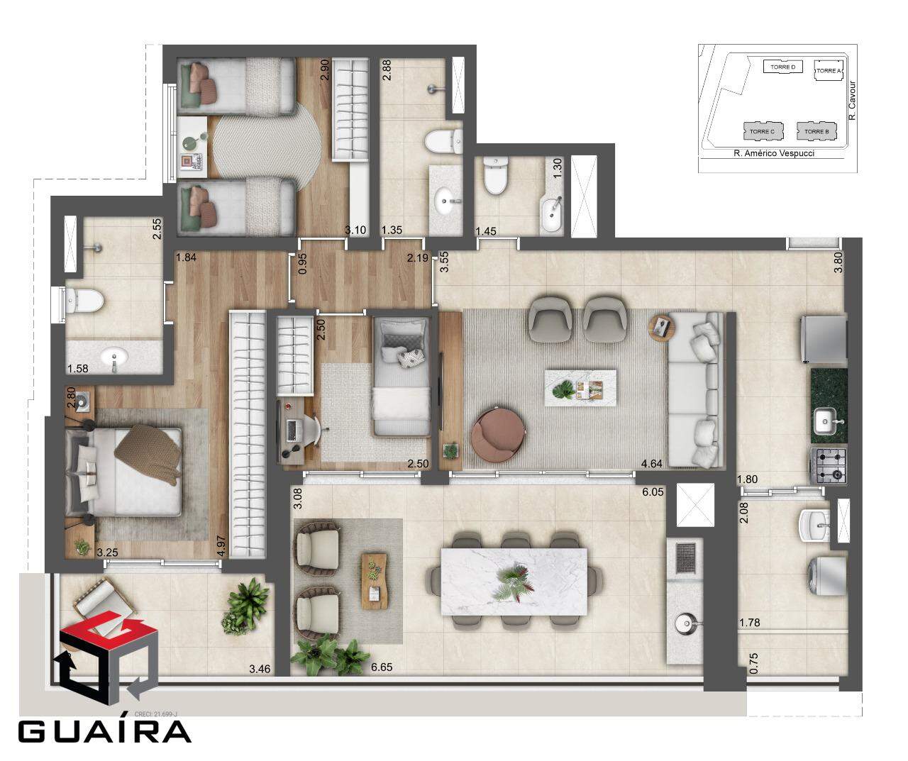 Cobertura à venda com 3 quartos, 351m² - Foto 41