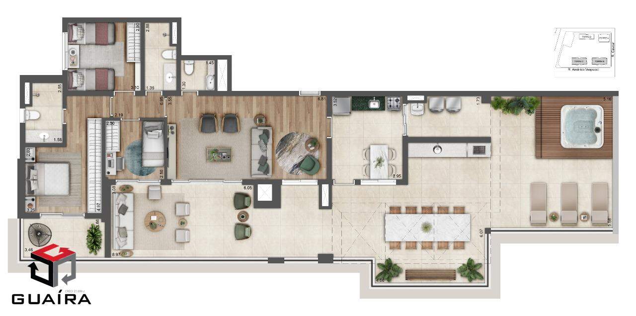 Cobertura à venda com 3 quartos, 351m² - Foto 31