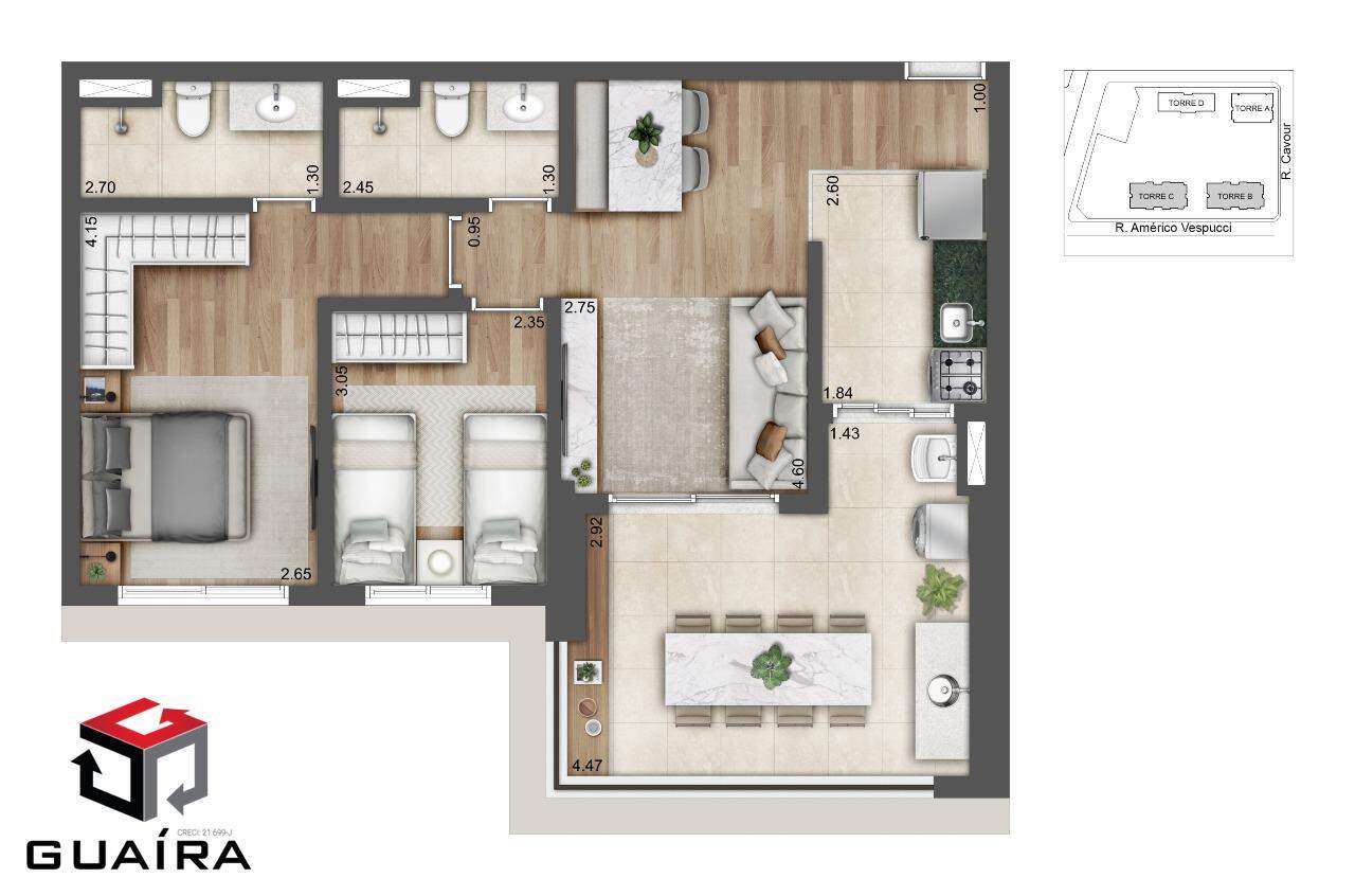 Cobertura à venda com 3 quartos, 351m² - Foto 45
