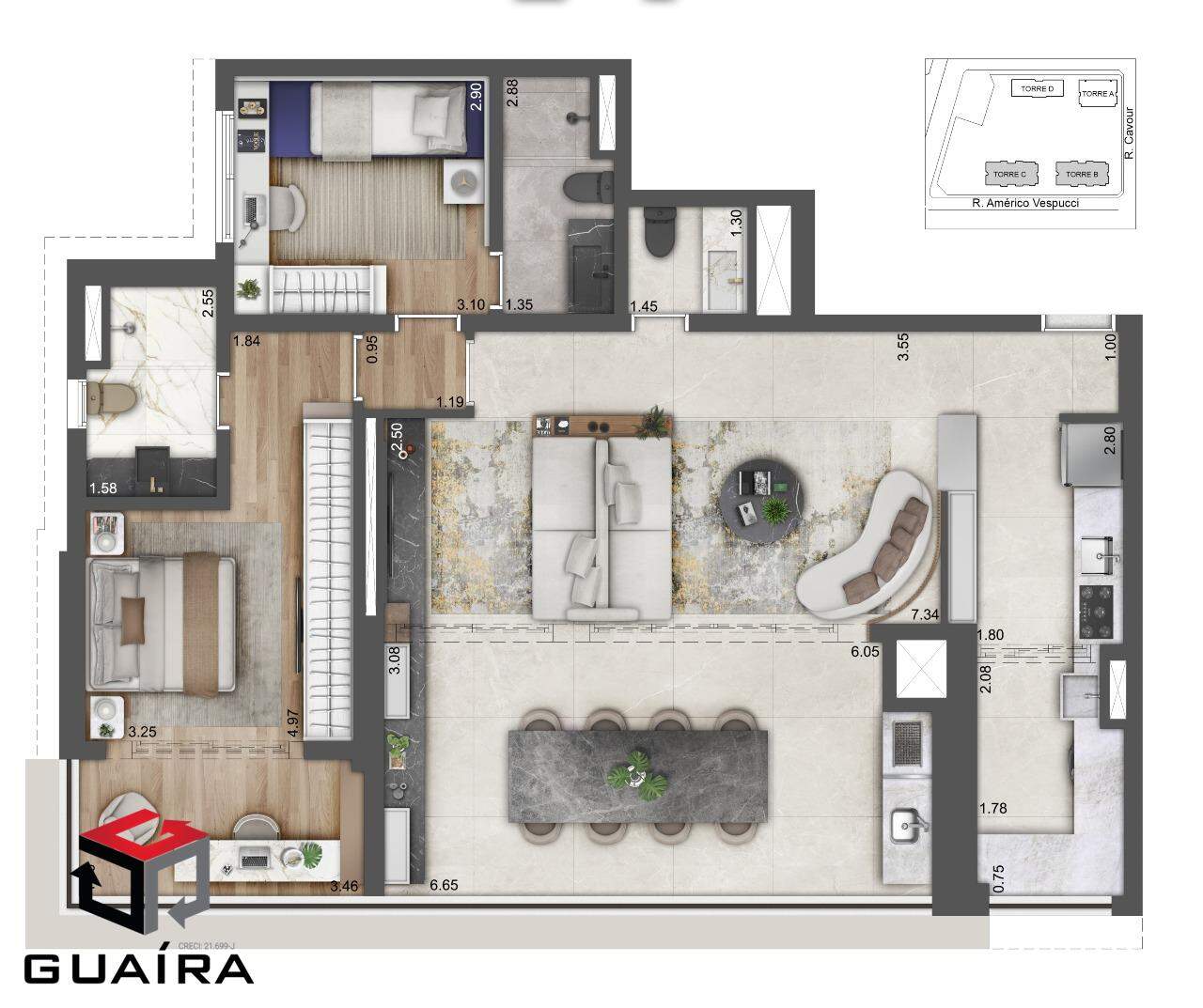 Cobertura à venda com 3 quartos, 351m² - Foto 42
