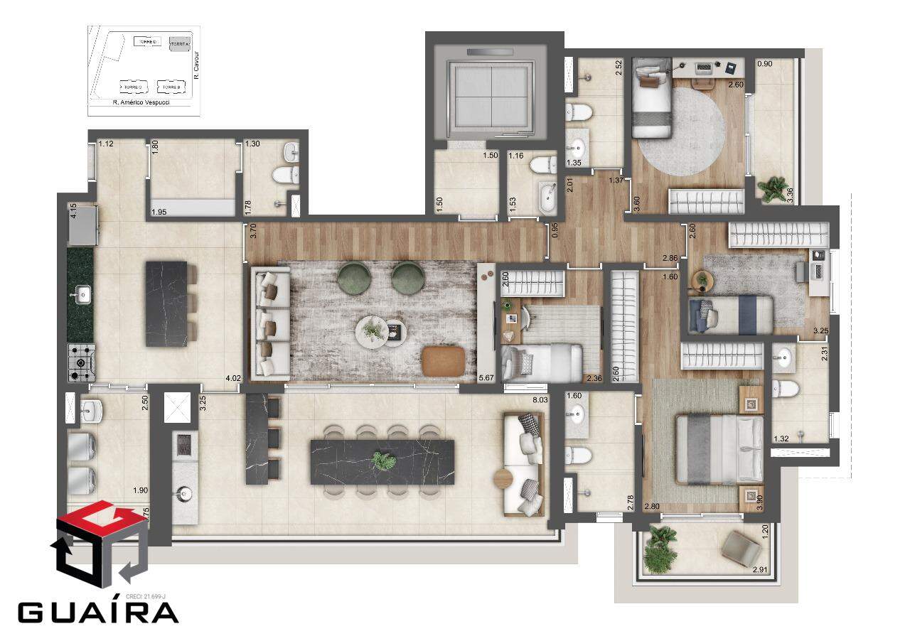 Cobertura à venda com 3 quartos, 351m² - Foto 37