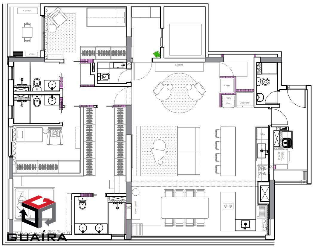 Apartamento à venda com 3 quartos, 153m² - Foto 29