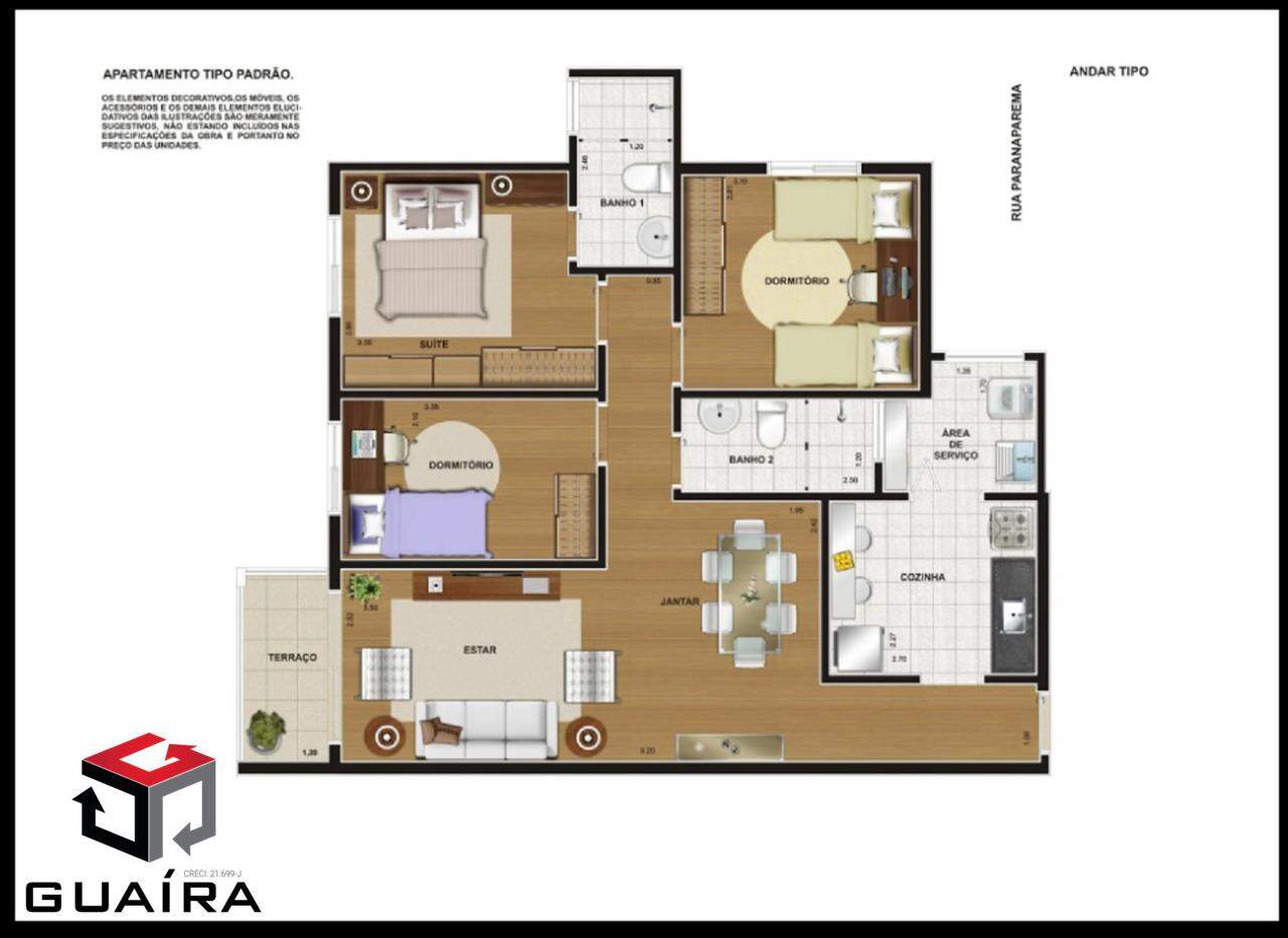 Apartamento à venda com 3 quartos, 77m² - Foto 8