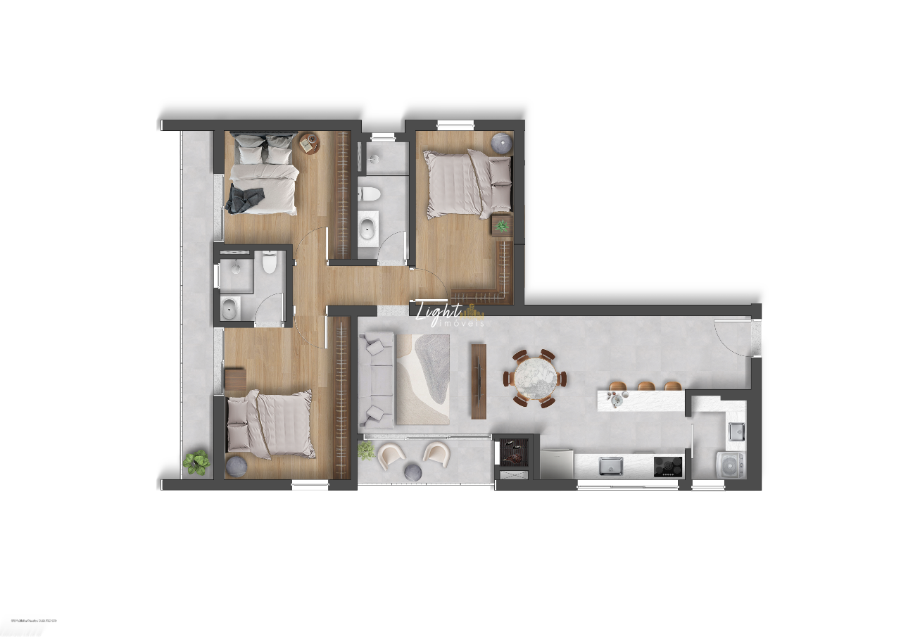 Apartamento à venda no São Pedro: 