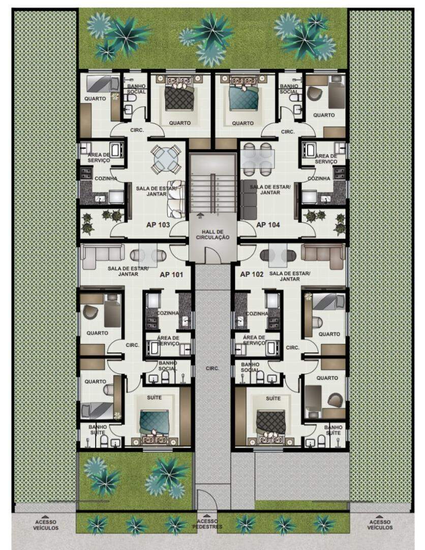 Apartamento à venda com 3 quartos, 62m² - Foto 20