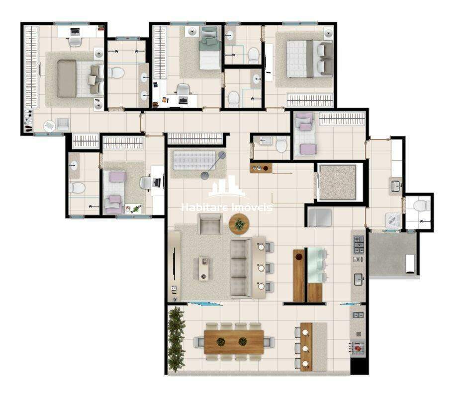 Apartamento à venda no bairro Condomínio Reserva do Lago