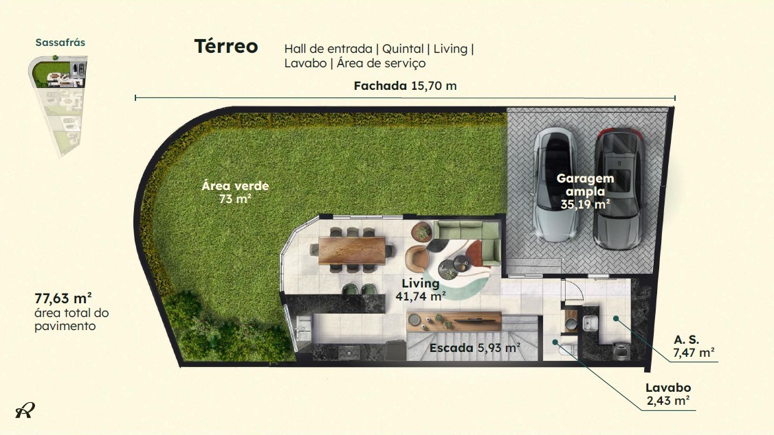 Sobrado Geminado à venda no Vila Nova: 