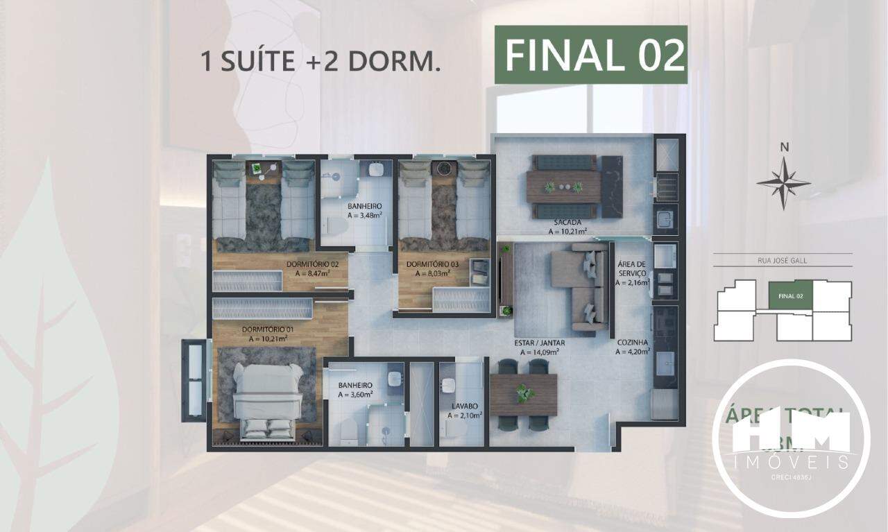 Apartamento à venda no Dom Bosco: 