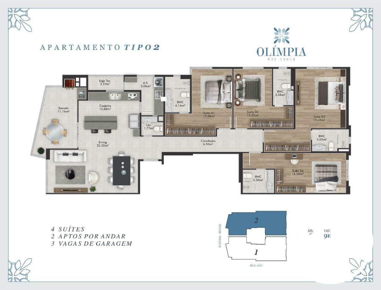 Apartamento à venda no Centro: 