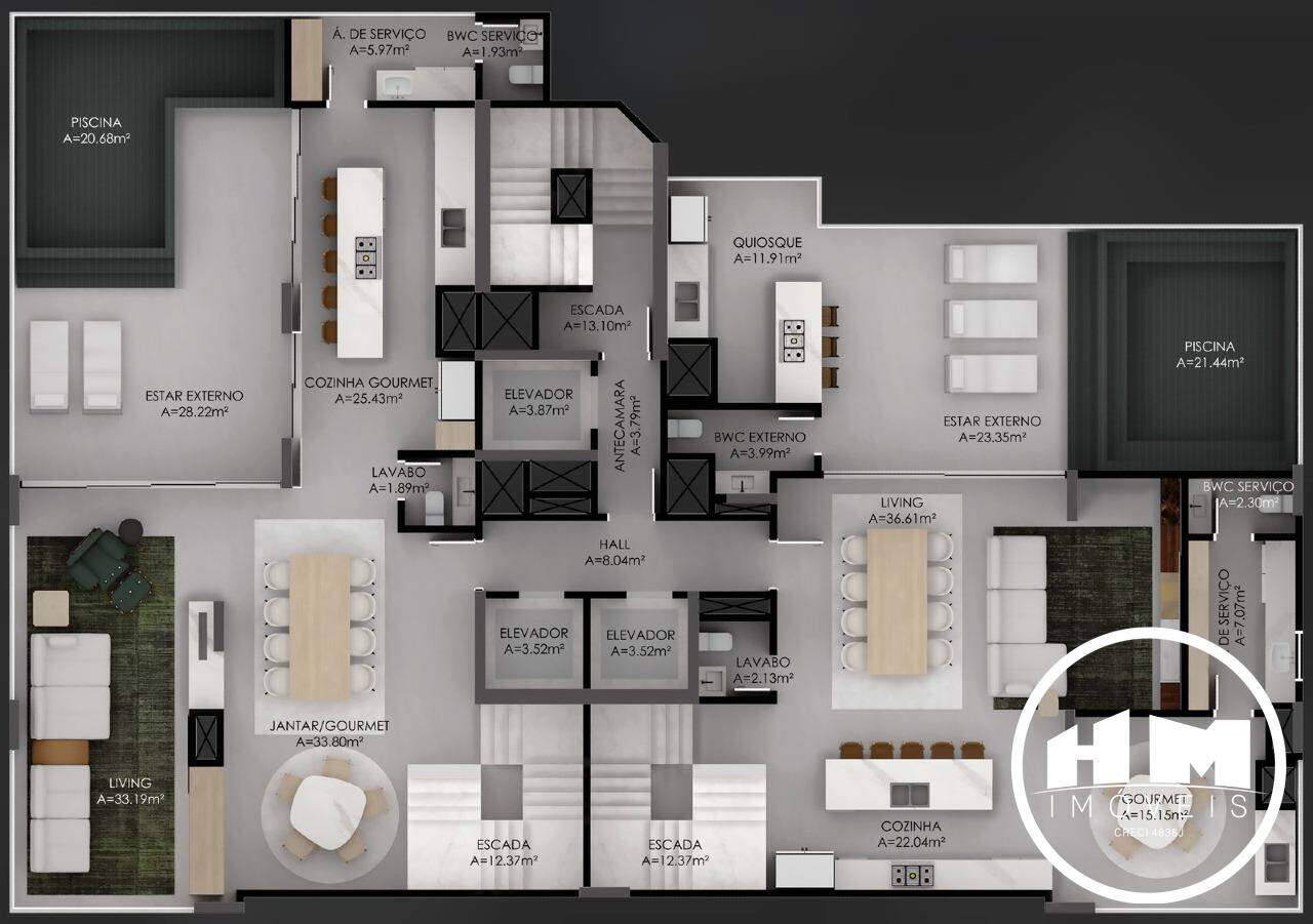 Apartamento à venda no Barra Sul: 