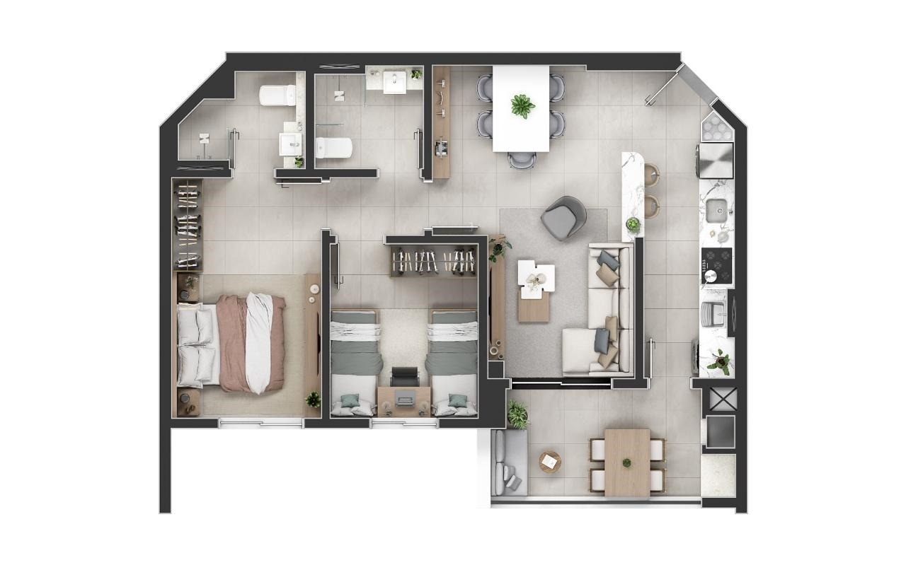 Apartamento à venda no São Francisco: 