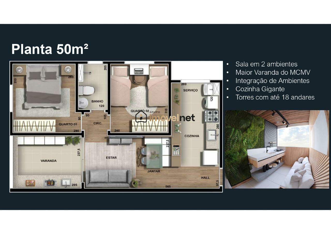 Apartamento à venda no São Cosme de Cima (São Benedito): 