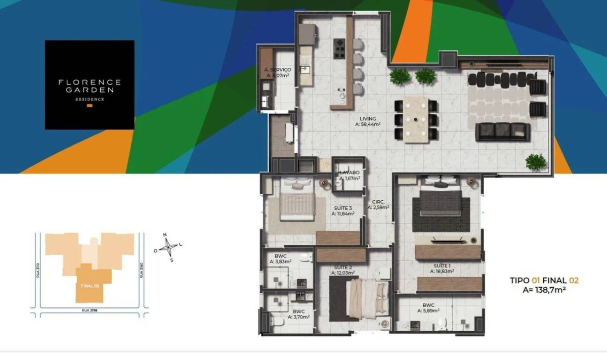 Apartamento à venda no Centro: 