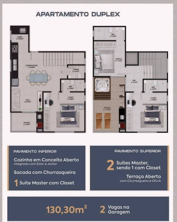 Apartamento à venda no Tabuleiro: 