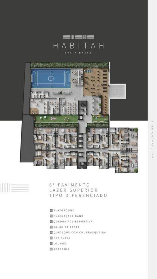 Apartamento à venda no Praia Brava: 