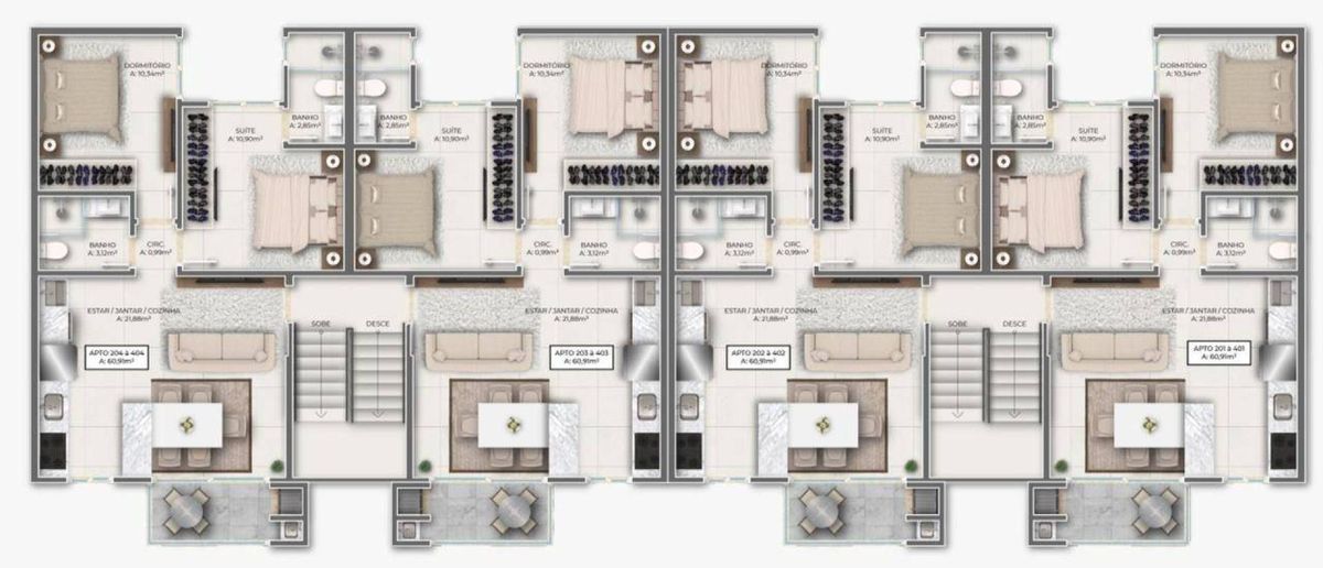 Apartamento à venda no Tabuleiro: 