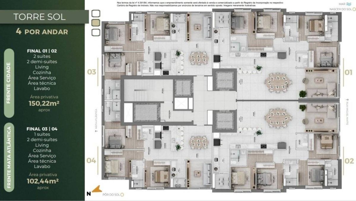 Apartamento à venda no Pioneiros: 