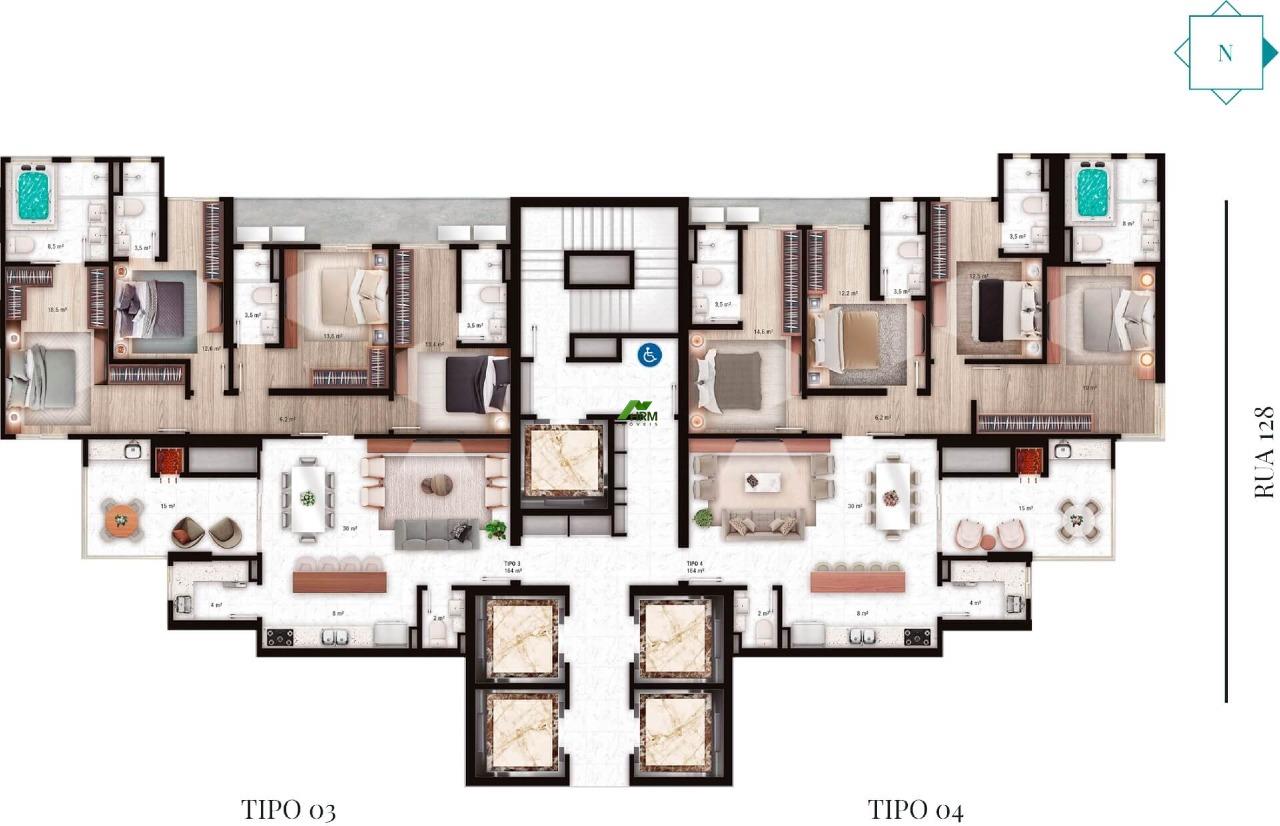 Apartamento à venda no Centro: 