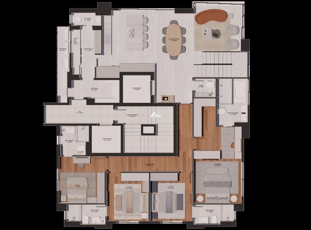 Apartamento à venda no Centro: 